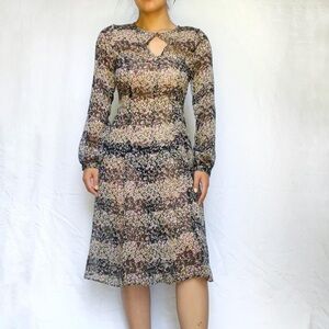 Floral Midi Shift dress